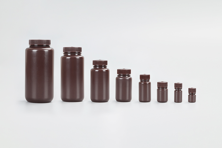 HDPE Braune Reagenzflaschen